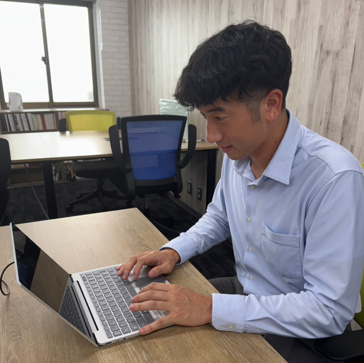 インタビュー写真